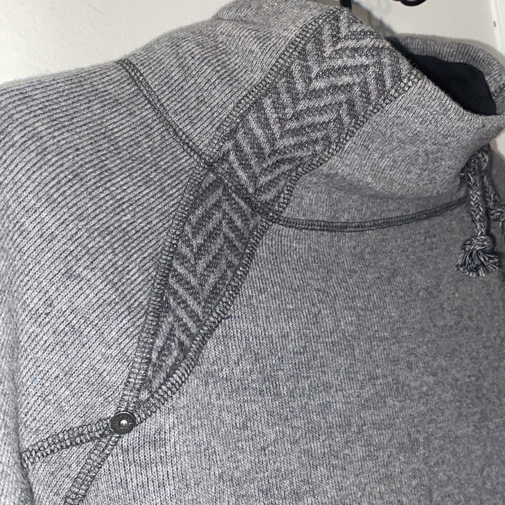 Prana Lucia mock neck sweater with buttons - Picture 3 of 7